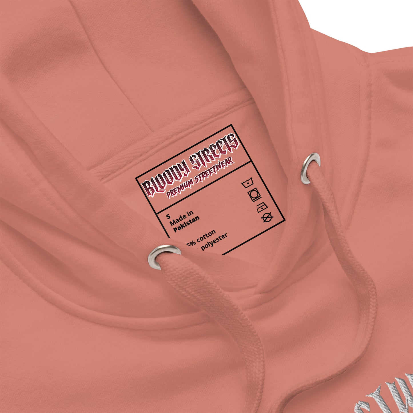 Bloody Streets Classic Stickerei Unisex Streetwear-Hoodie
