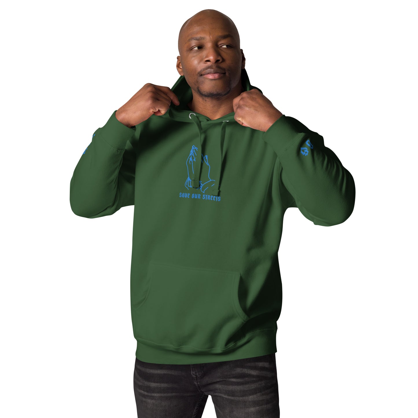Streetwear Unisex Hoodie - S.O.S. SAVE OUR STREETS V2
