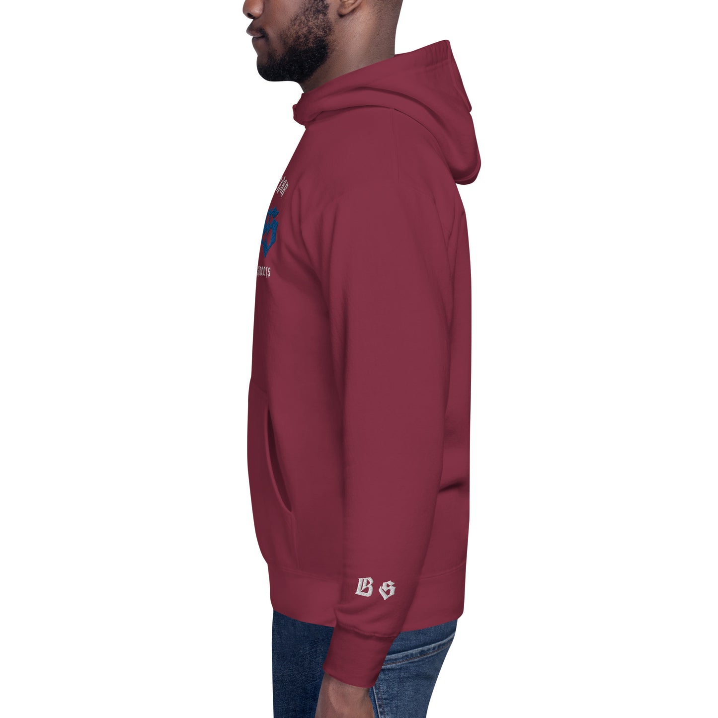 Bloody Streets Classic Stickerei Unisex Streetwear-Hoodie