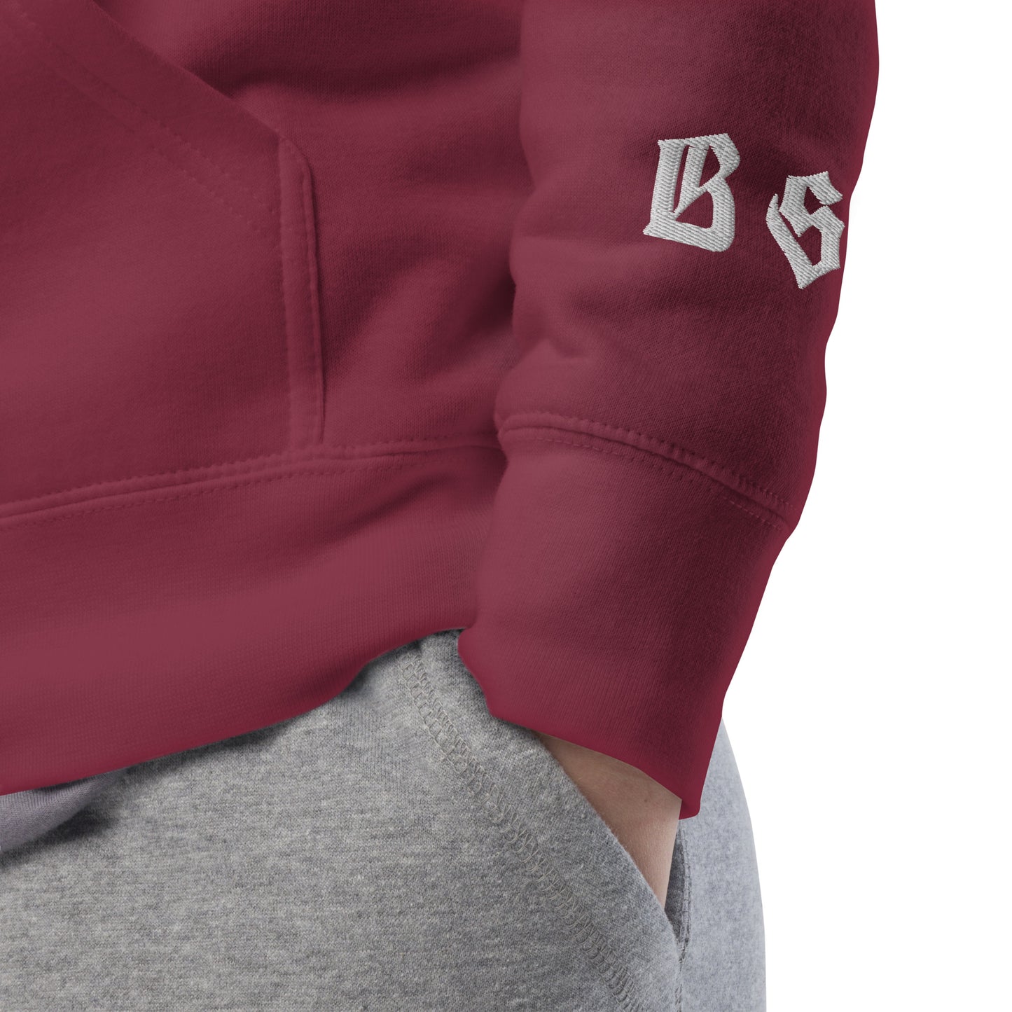 Bloody Streets Classic Stickerei Unisex Streetwear-Hoodie