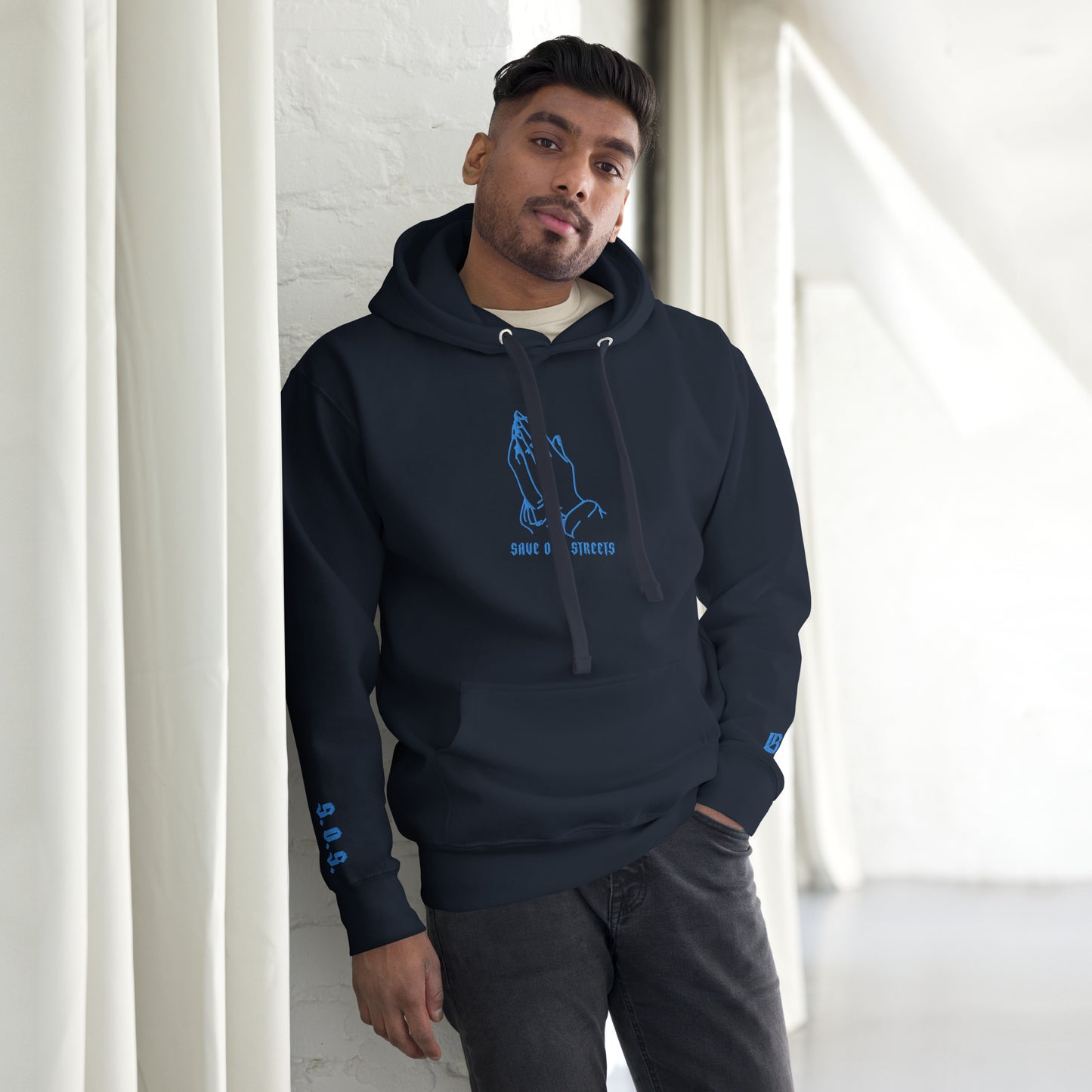 Streetwear Unisex Hoodie - S.O.S. SAVE OUR STREETS V2