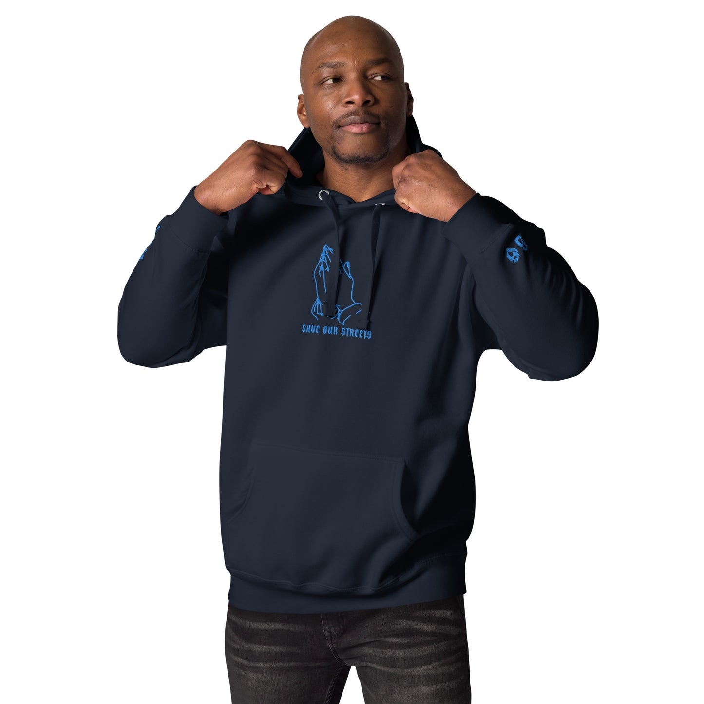 Streetwear Unisex Hoodie - S.O.S. SAVE OUR STREETS V2