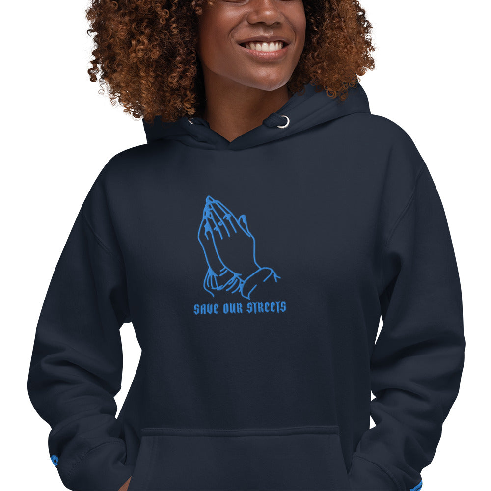 Streetwear Unisex Hoodie - S.O.S. SAVE OUR STREETS V2