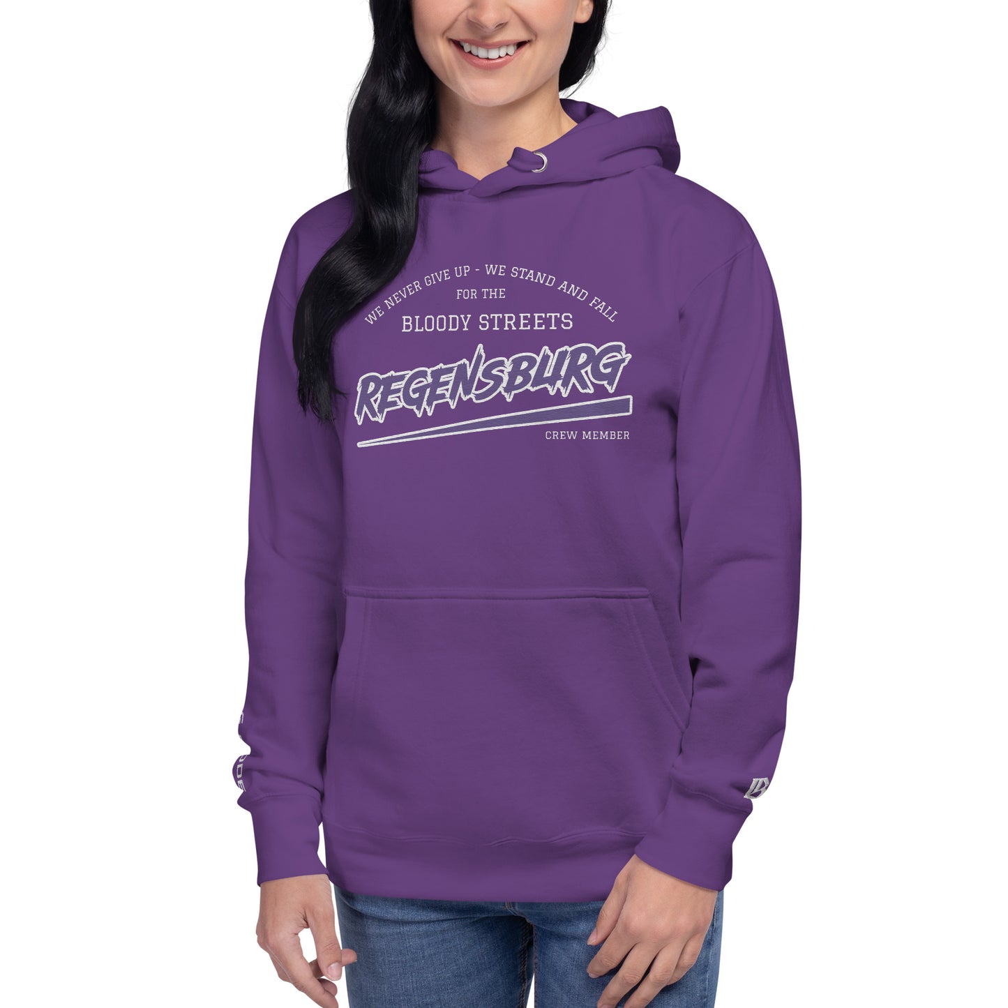 BS CITY Regensburg Crew Member Premium Red Lady Hoodie NEW VERS - BLOODY-STREETS.DE Streetwear Herren und Damen Hoodies, T-Shirts, Pullis