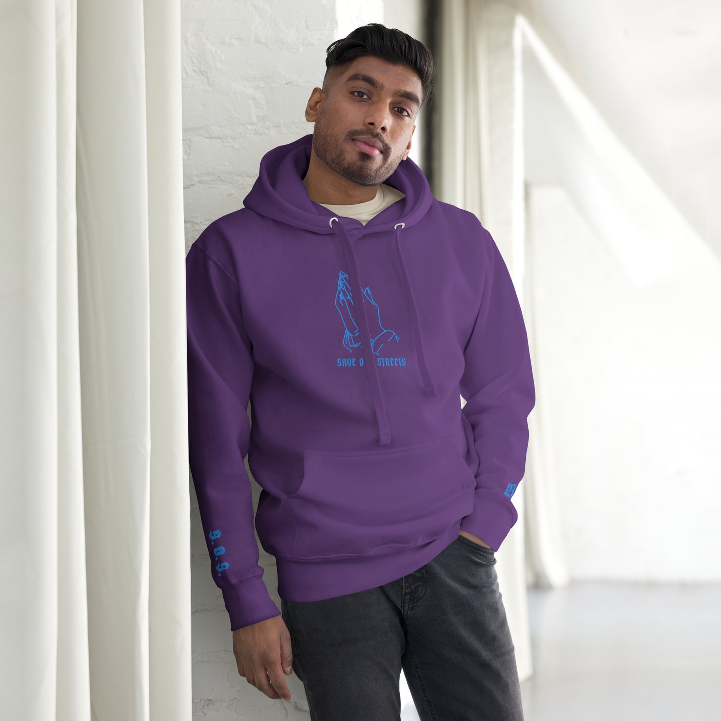 Streetwear Unisex Hoodie - S.O.S. SAVE OUR STREETS V2