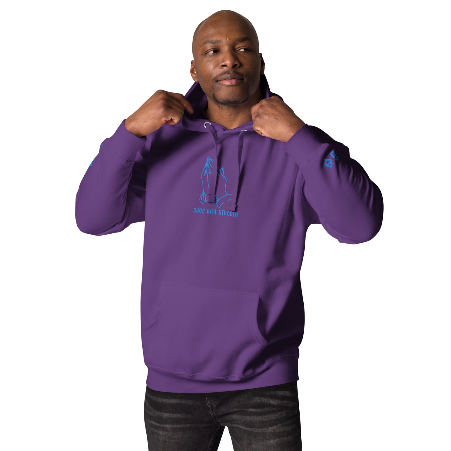 Streetwear Unisex Hoodie - S.O.S. SAVE OUR STREETS V2