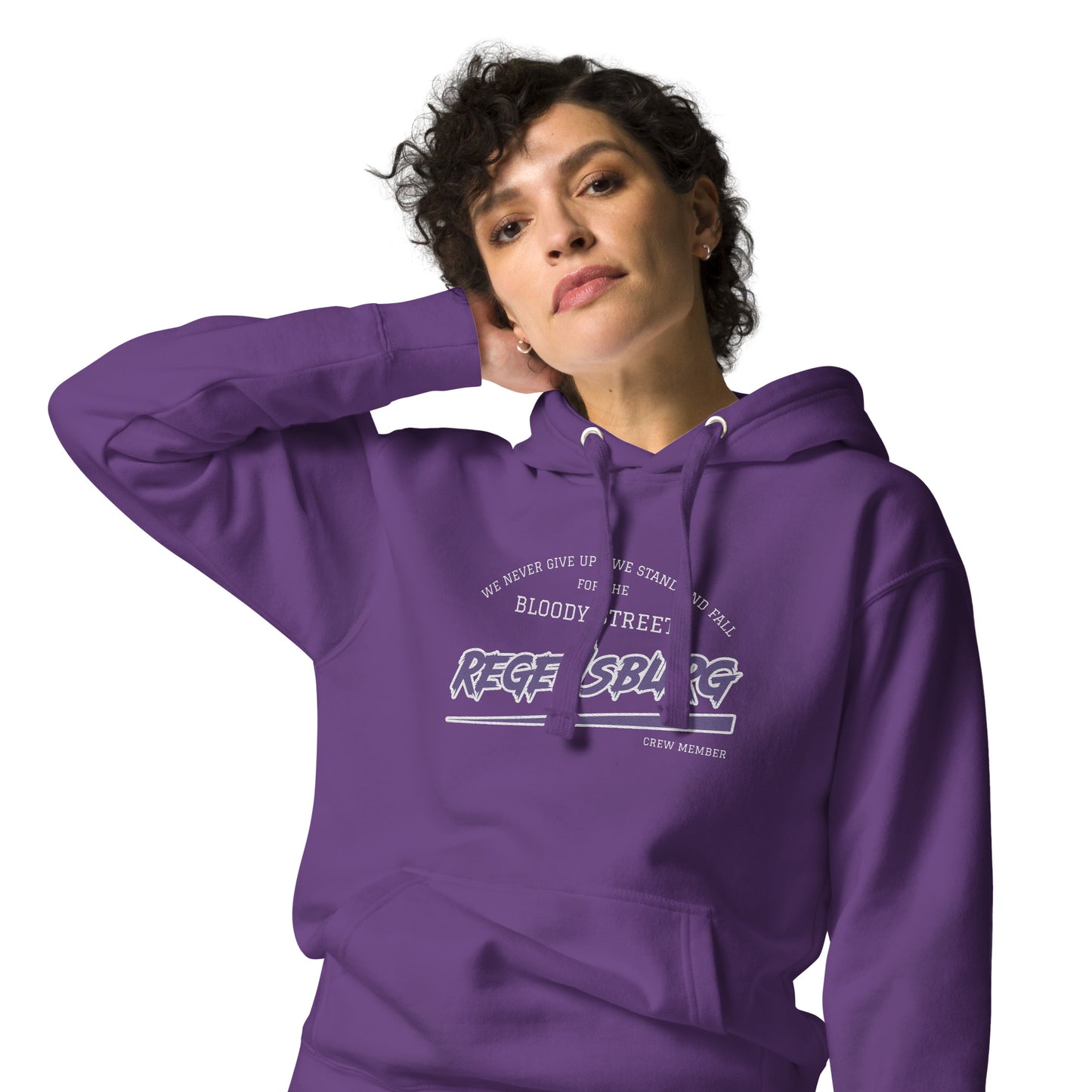 BS CITY Regensburg Crew Member Premium Red Lady Hoodie NEW VERS - BLOODY-STREETS.DE Streetwear Herren und Damen Hoodies, T-Shirts, Pullis
