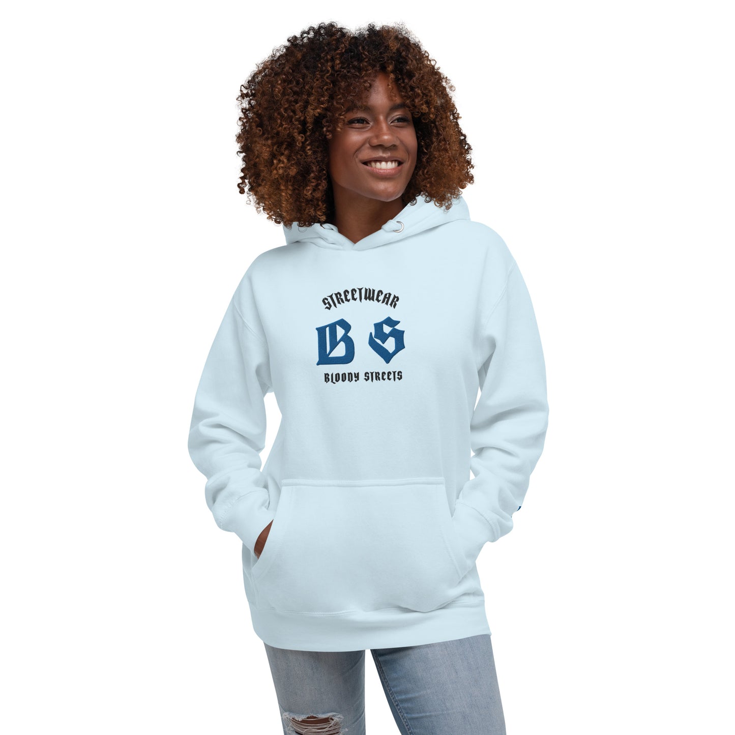 Bloody Streets Classic Stickerei Unisex Streetwear-Hoodie