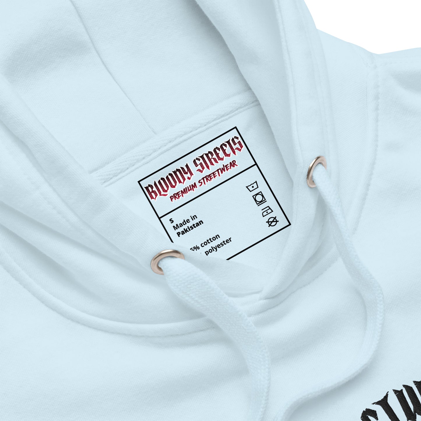 Bloody Streets Classic Stickerei Unisex Streetwear-Hoodie