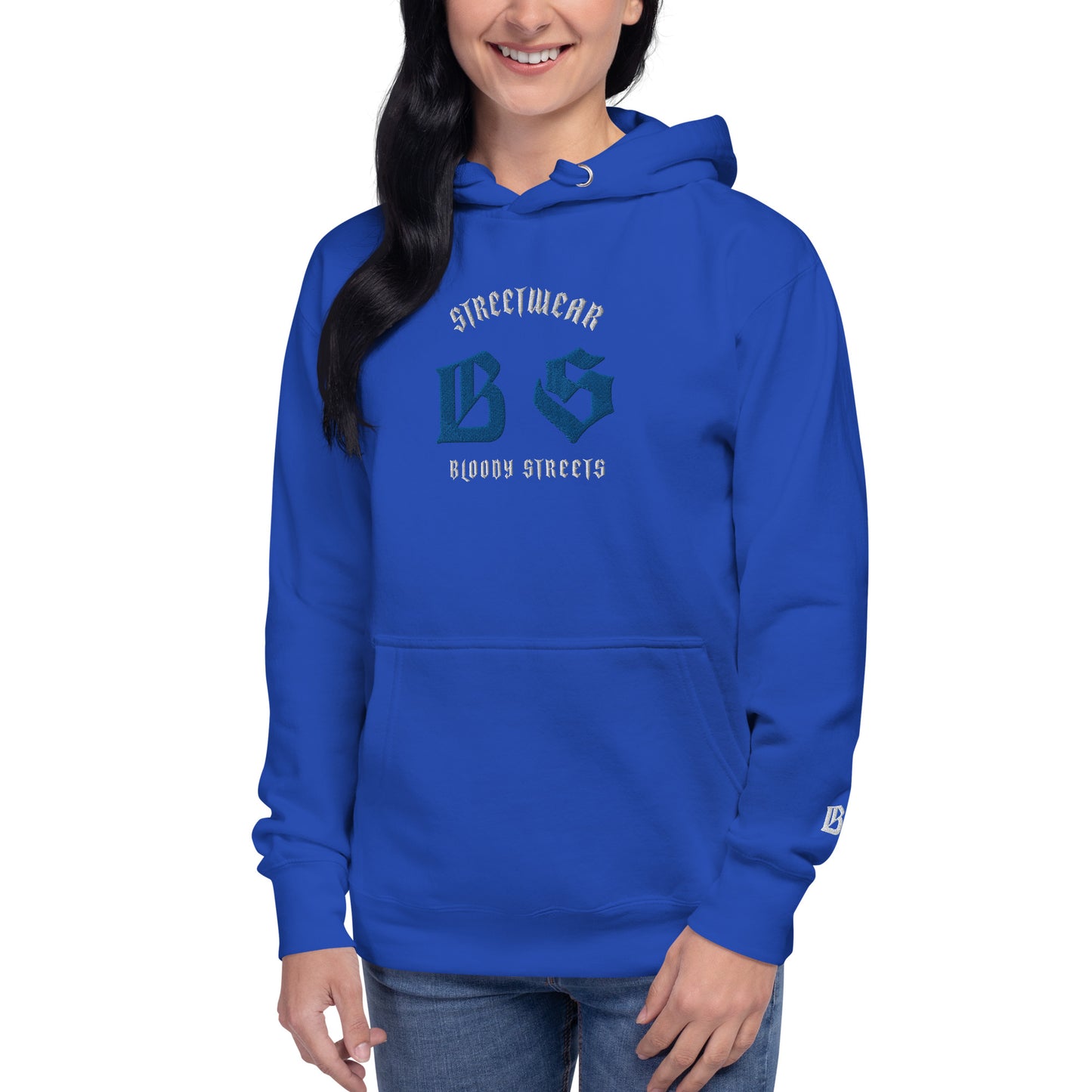 Bloody Streets Classic Stickerei Unisex Streetwear-Hoodie