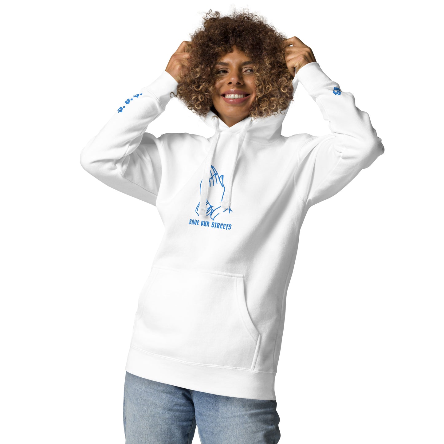 Streetwear Unisex Hoodie - S.O.S. SAVE OUR STREETS V2
