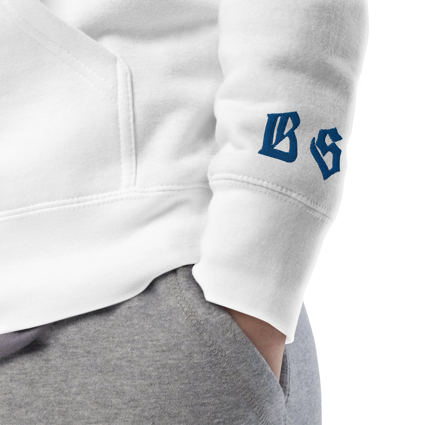 Streetwear Hoodie - IT`S TIME FOR JUSTICE - Stickerei