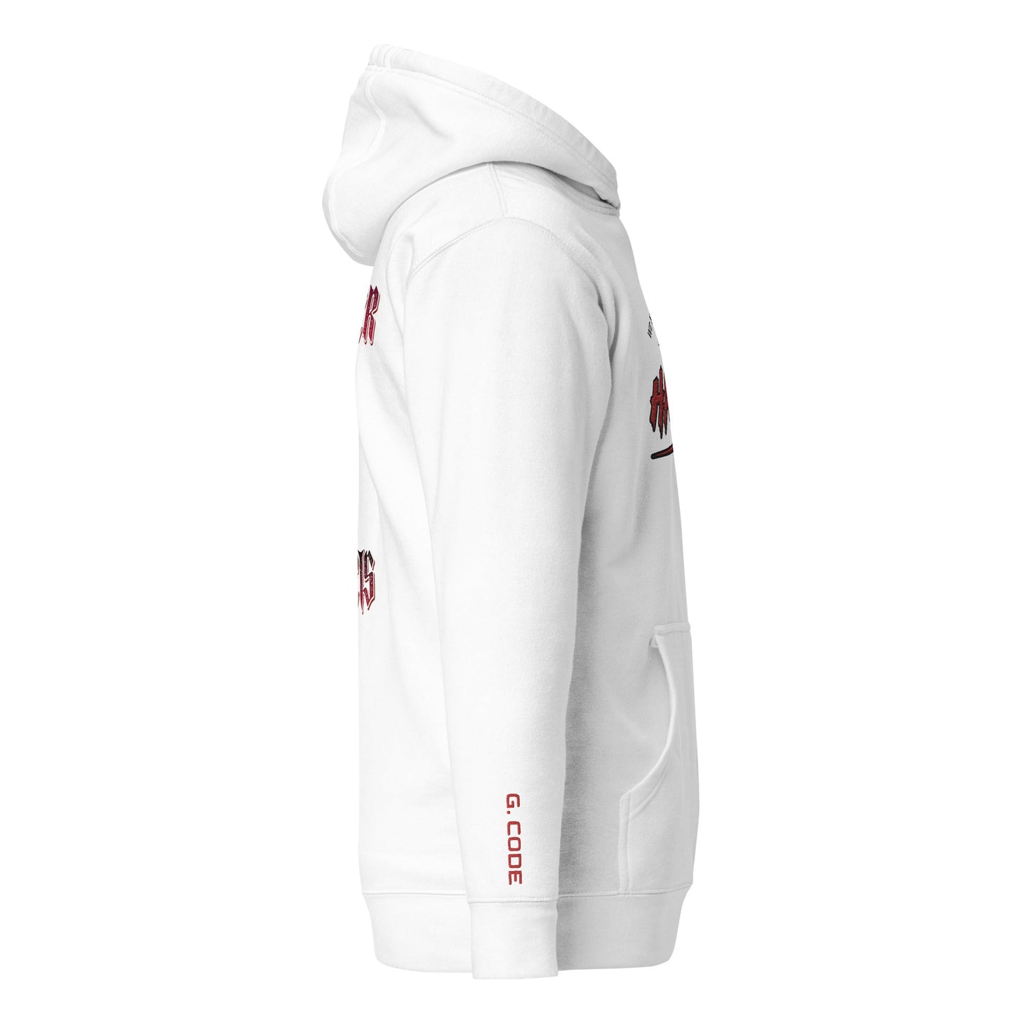 BS CITY Hamburg Crew Member Premium Red "G" Hoodie - BLOODY-STREETS.DE Streetwear Herren und Damen Hoodies, T-Shirts, Pullis