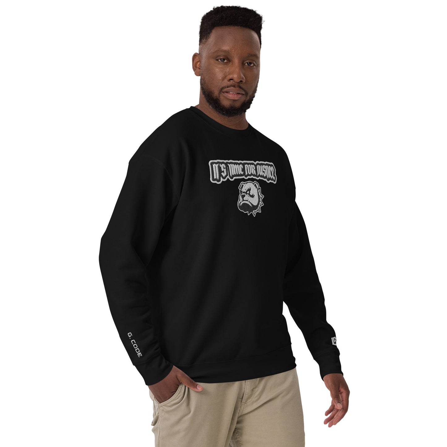 Streetwear Pullover - IT'S TIME FOR JUSTICE