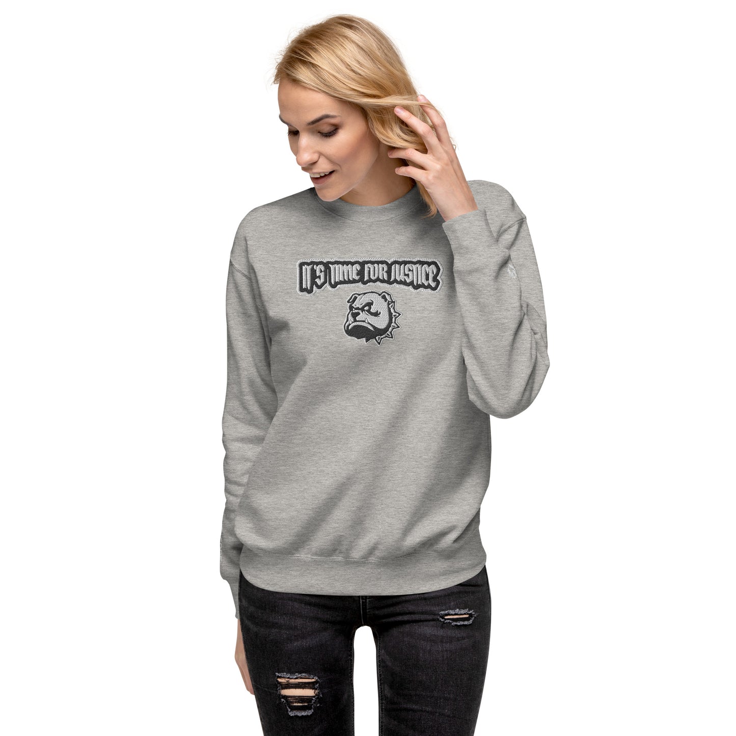 Streetwear Pullover - IT'S TIME FOR JUSTICE