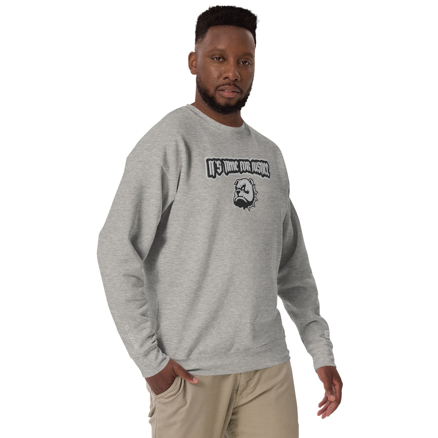 Streetwear Pullover - IT'S TIME FOR JUSTICE