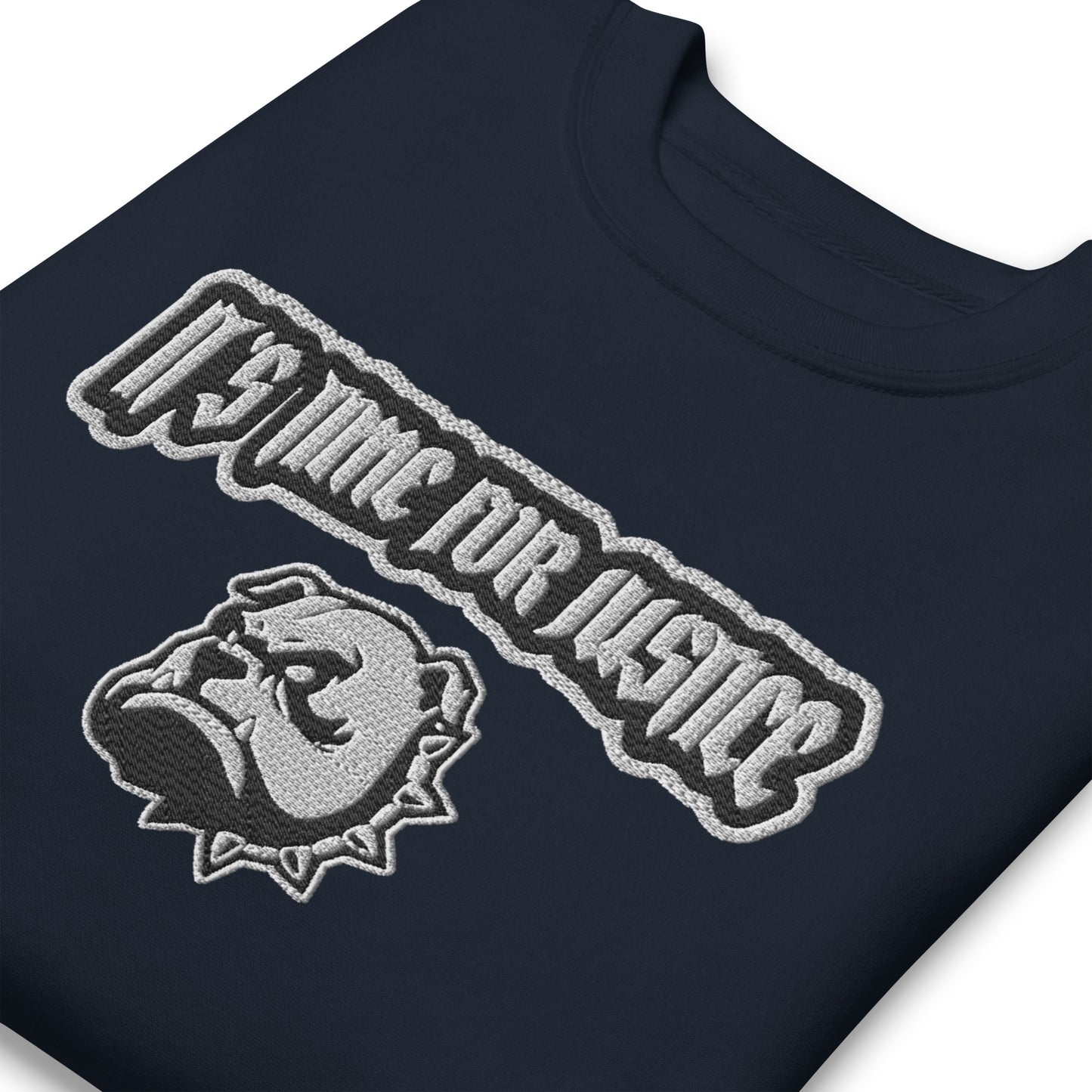 Streetwear Pullover - IT'S TIME FOR JUSTICE