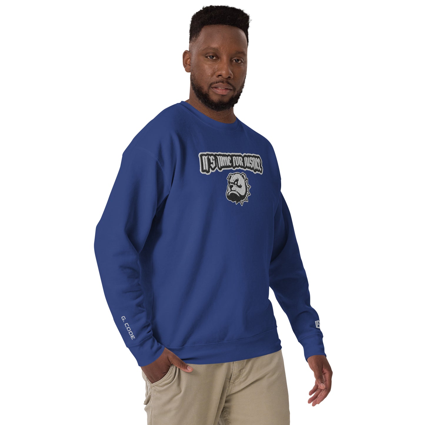 Streetwear Pullover - IT'S TIME FOR JUSTICE
