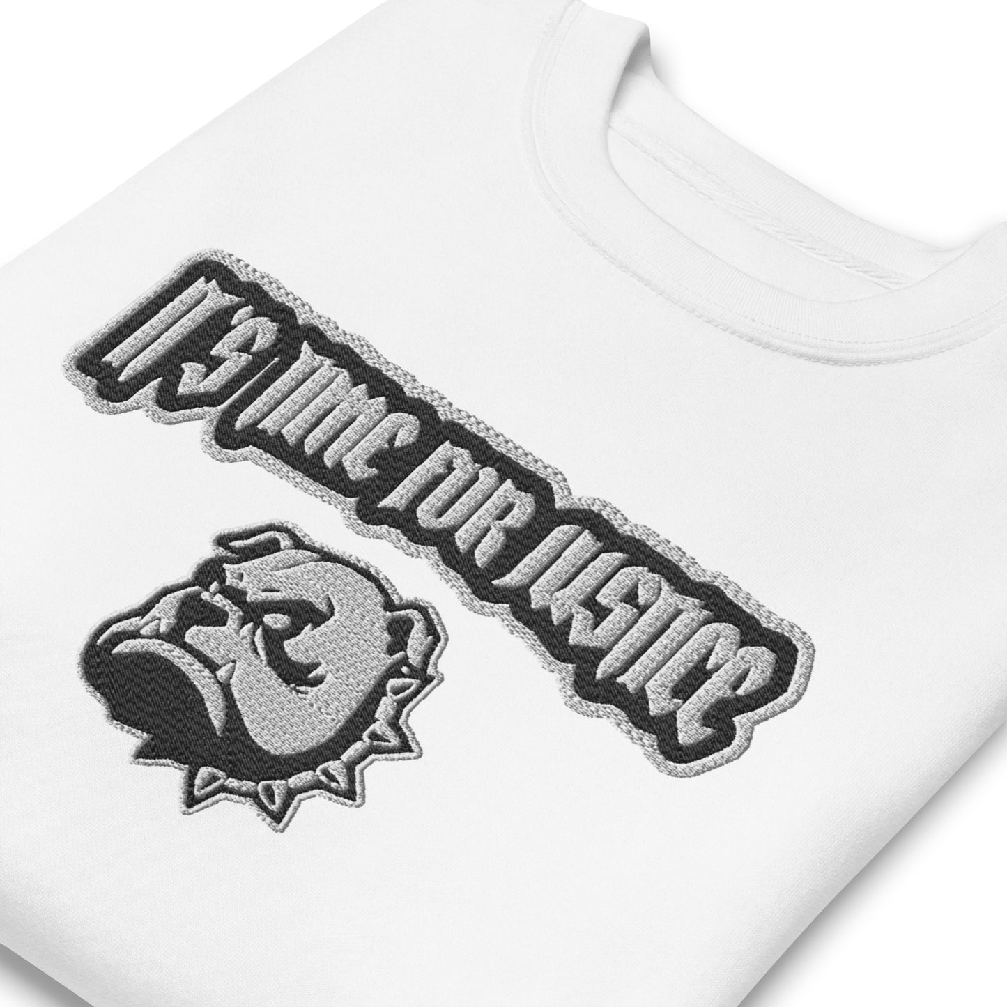 Streetwear Pullover - IT'S TIME FOR JUSTICE