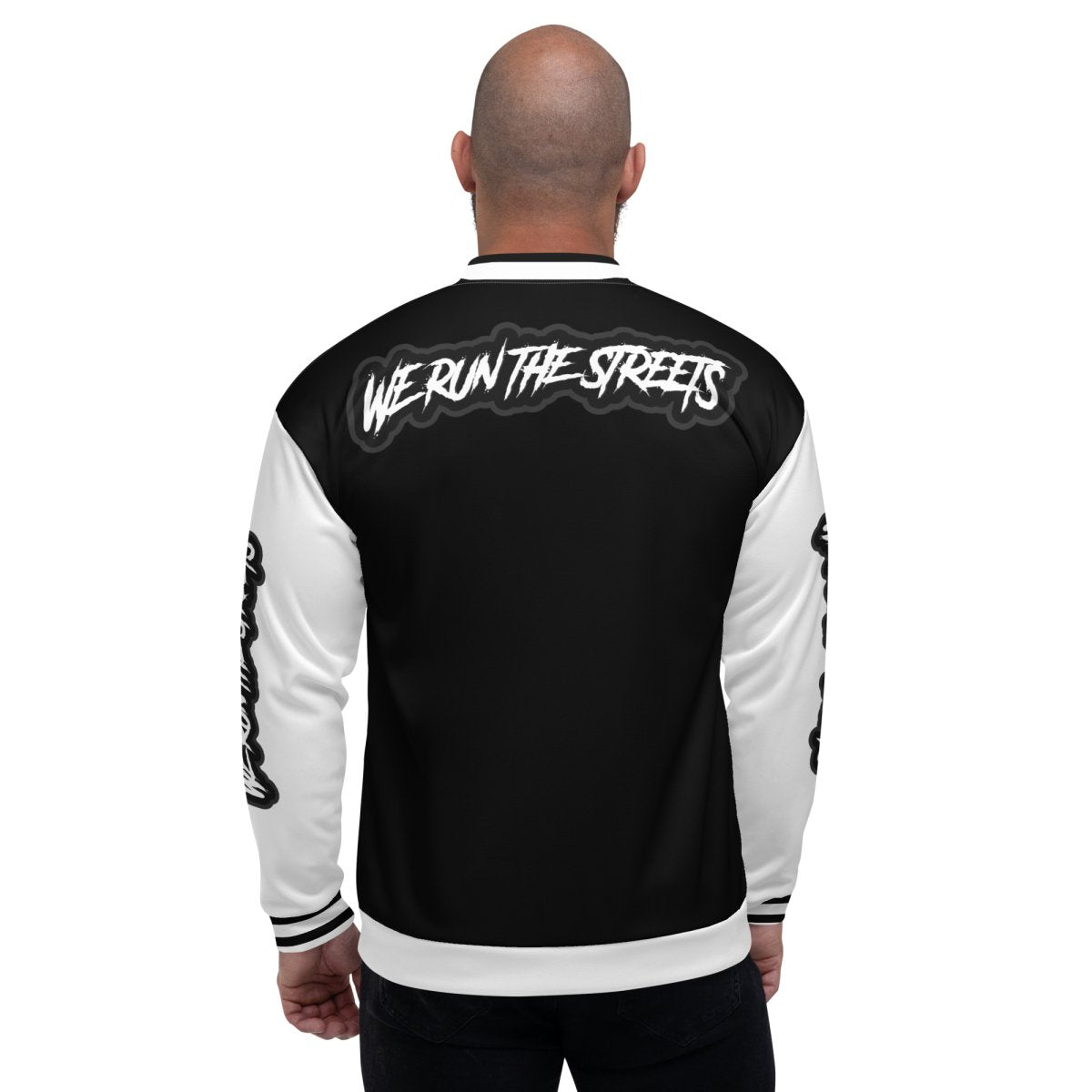 We Run The Streets Unisex Bomberjacke - BLOODY - STREETS.DE Streetwear Herren und Damen Hoodies, T-Shirts, Pullis