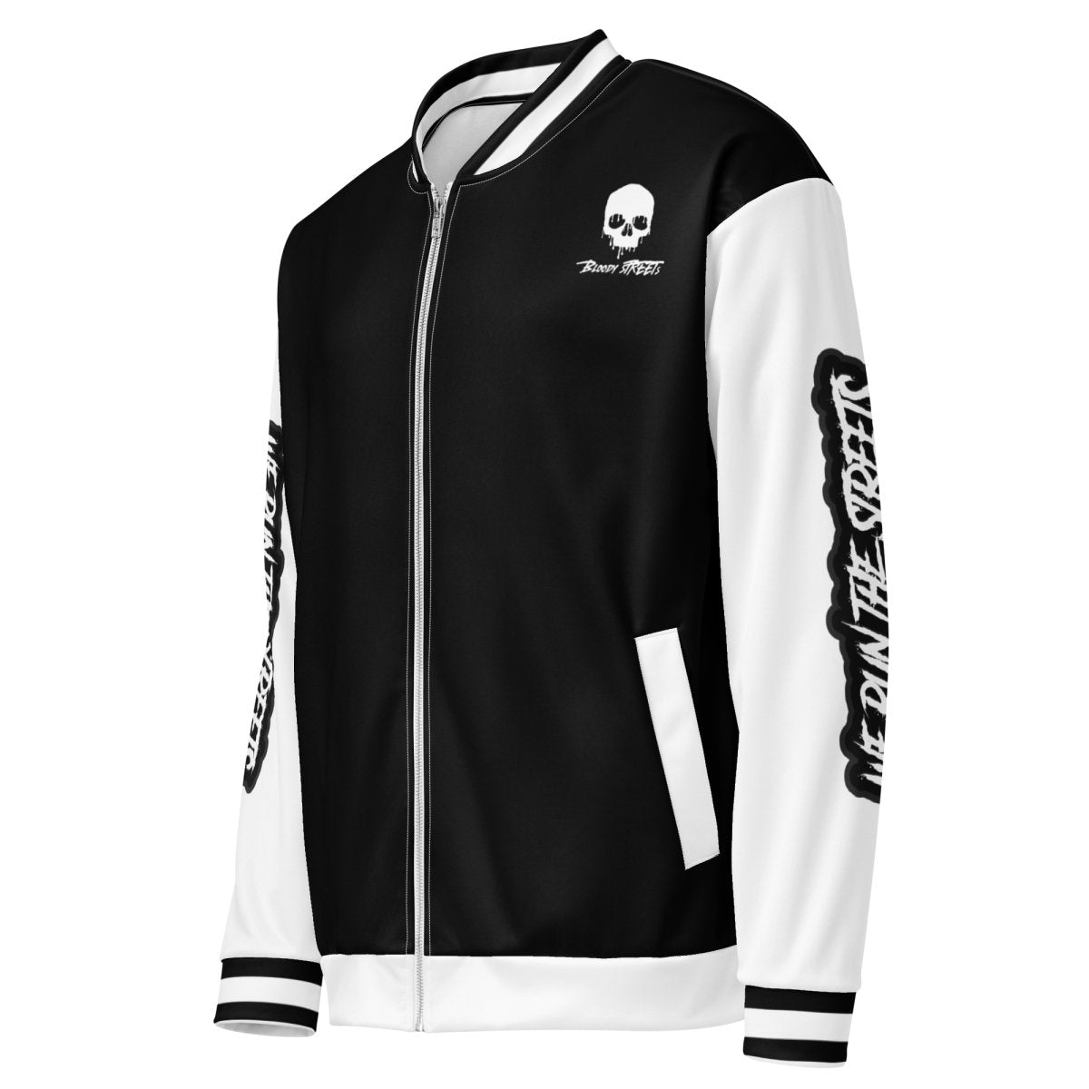 We Run The Streets Unisex Bomberjacke - BLOODY - STREETS.DE Streetwear Herren und Damen Hoodies, T-Shirts, Pullis