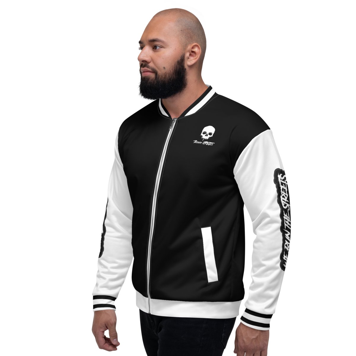 We Run The Streets Unisex Bomberjacke - BLOODY - STREETS.DE Streetwear Herren und Damen Hoodies, T-Shirts, Pullis