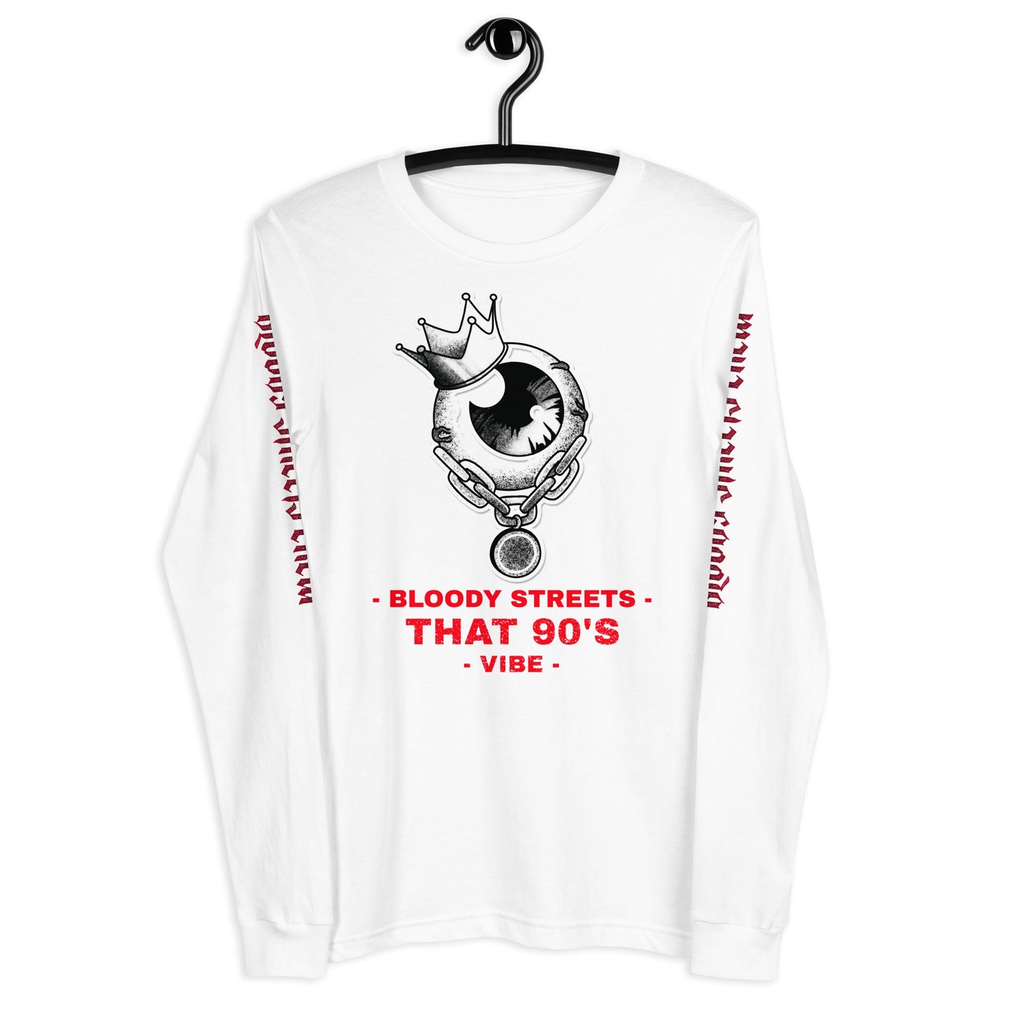 90's Eye Vibe - Premium Longsleeve Lady - BLOODY-STREETS.DE Streetwear Herren und Damen Hoodies, T-Shirts, Pullis