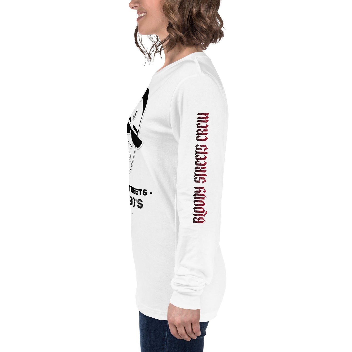 90's Vibe - Premium Longsleeve Lady - BLOODY-STREETS.DE Streetwear Herren und Damen Hoodies, T-Shirts, Pullis