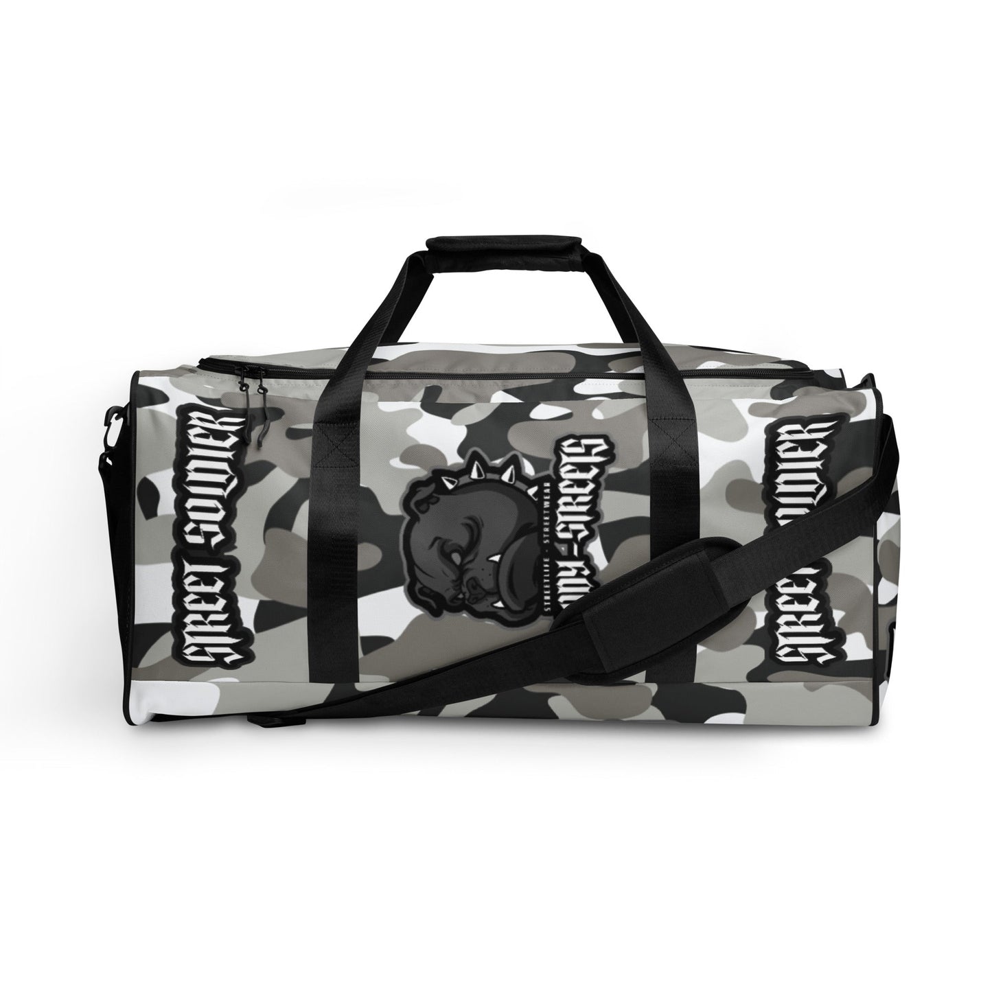 Bloody Streets CAMOUFLAGE "Street Soldier" Bull Dog Weekender Bag - BLOODY-STREETS.DE Streetwear Herren und Damen Hoodies, T-Shirts, Pullis