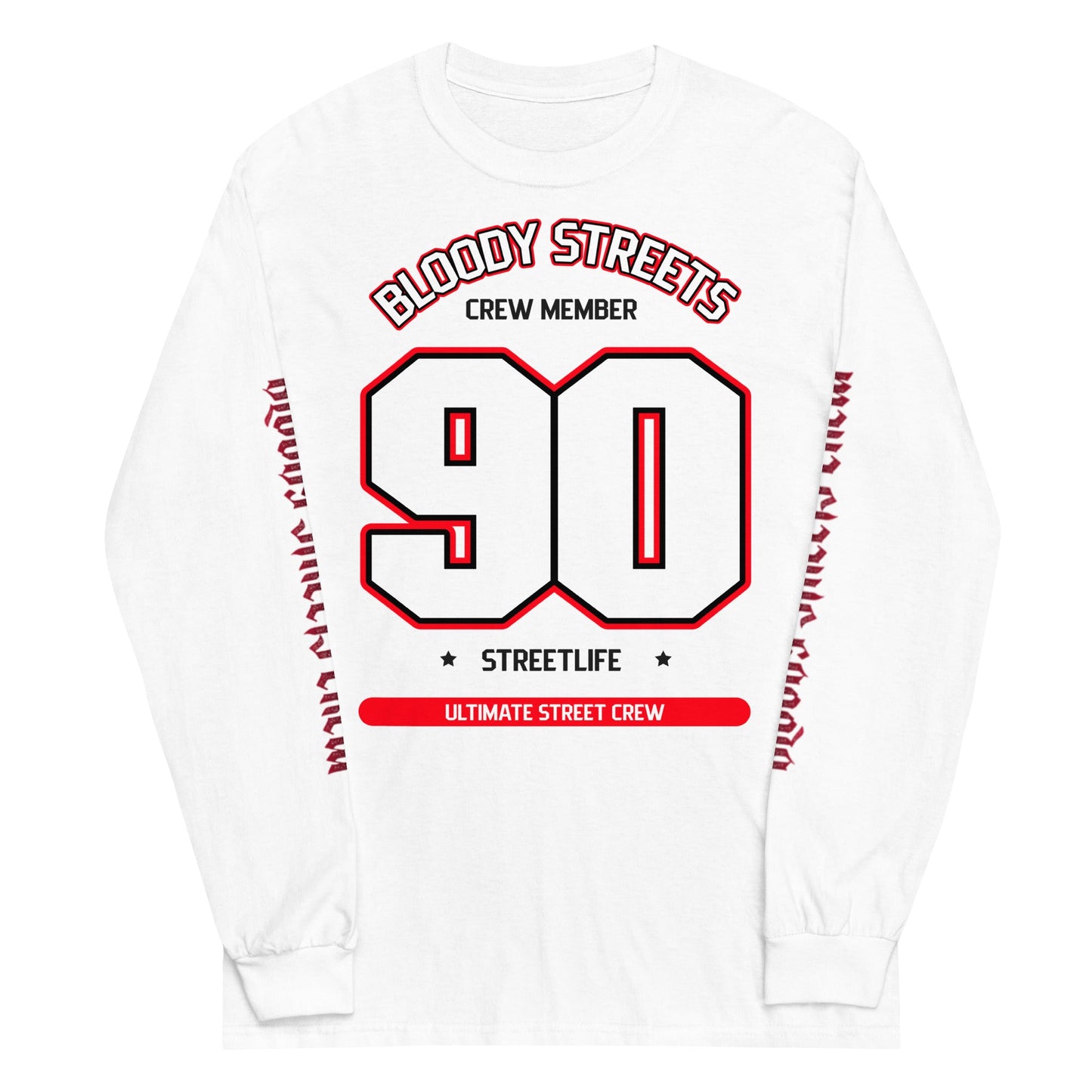 Baseball 90's - Premium Longsleeve - BLOODY-STREETS.DE Streetwear Herren und Damen Hoodies, T-Shirts, Pullis