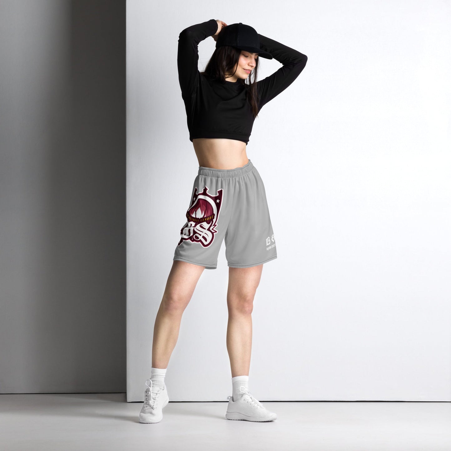 Basketball Team 66 Unisex Mesh-Shorts Gray - BLOODY-STREETS.DE Streetwear Herren und Damen Hoodies, T-Shirts, Pullis