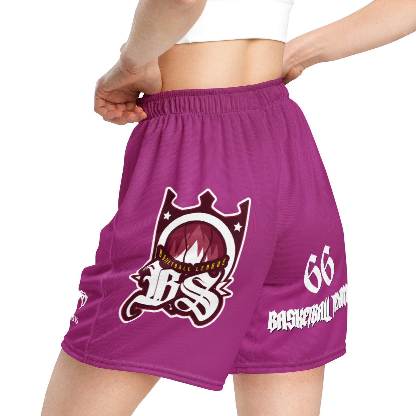 Basketball Team 66 Unisex Mesh-Shorts PURPLE - BLOODY-STREETS.DE Streetwear Herren und Damen Hoodies, T-Shirts, Pullis