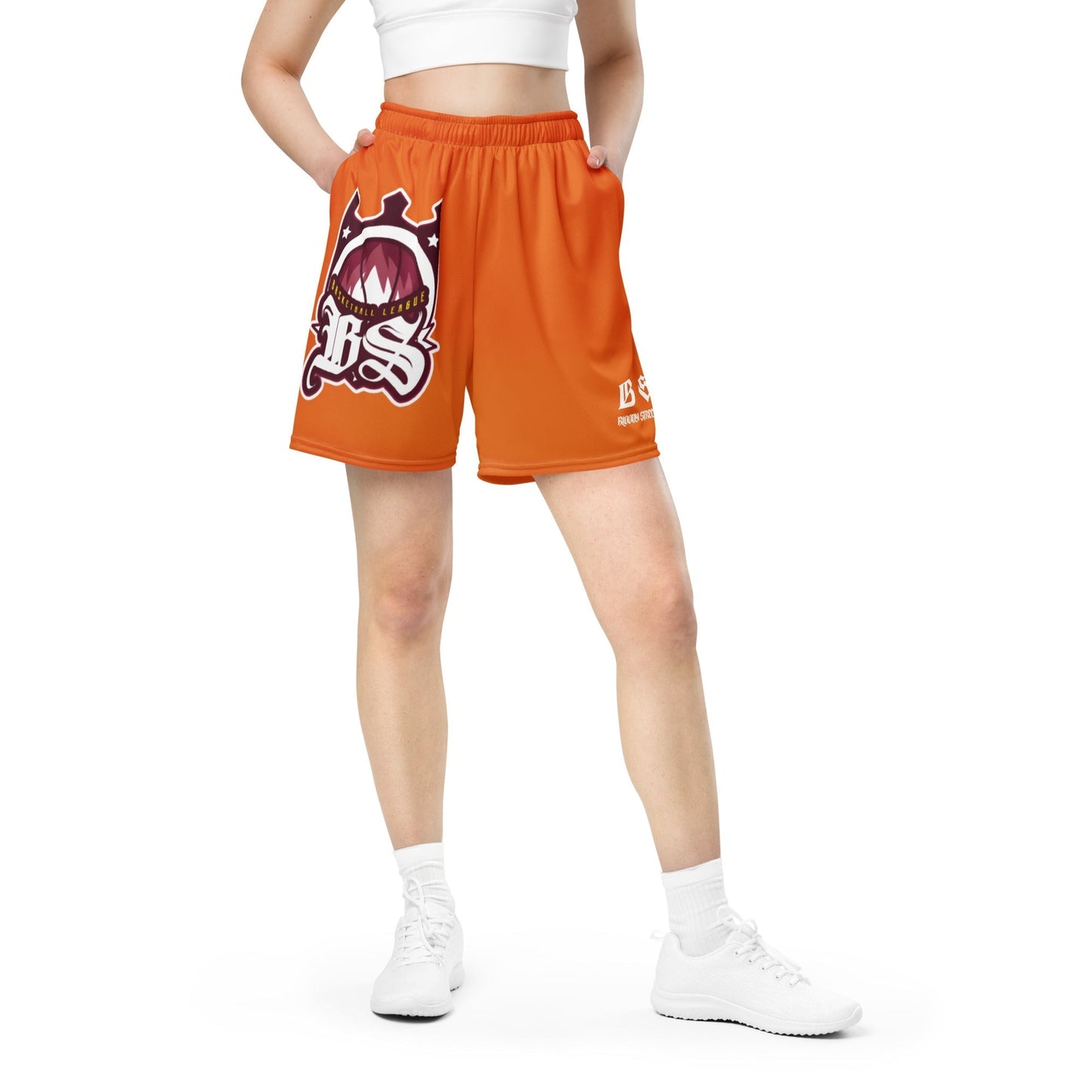 Basketball Team Unisex Mesh-Shorts ORANGE - BLOODY-STREETS.DE Streetwear Herren und Damen Hoodies, T-Shirts, Pullis