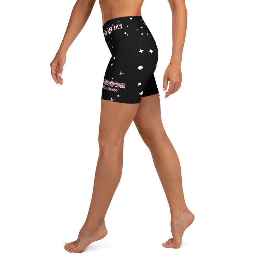 Bloody Black Stars - Yoga Shorts - BLOODY-STREETS.DE Streetwear Herren und Damen Hoodies, T-Shirts, Pullis