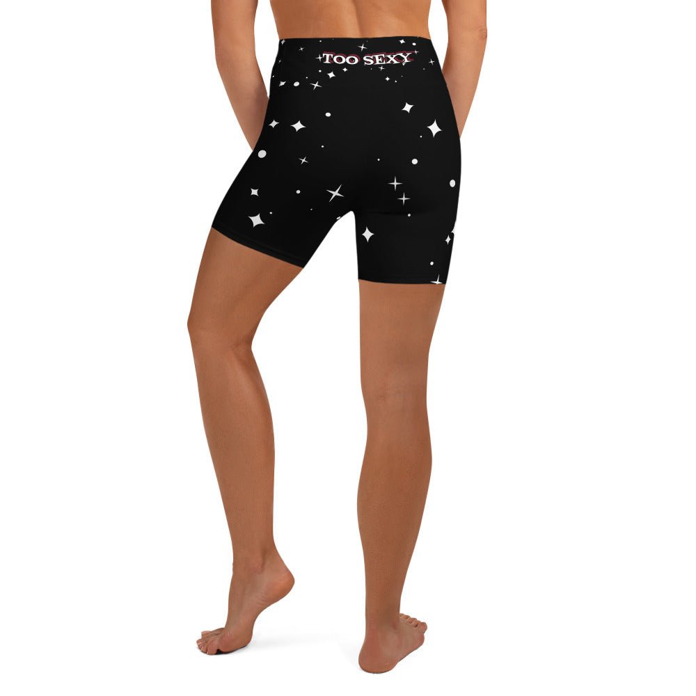 Bloody Black Stars - Yoga Shorts - BLOODY-STREETS.DE Streetwear Herren und Damen Hoodies, T-Shirts, Pullis