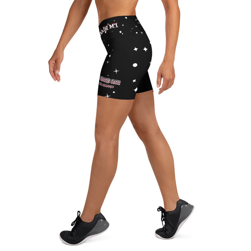 Bloody Black Stars - Yoga Shorts - BLOODY-STREETS.DE Streetwear Herren und Damen Hoodies, T-Shirts, Pullis