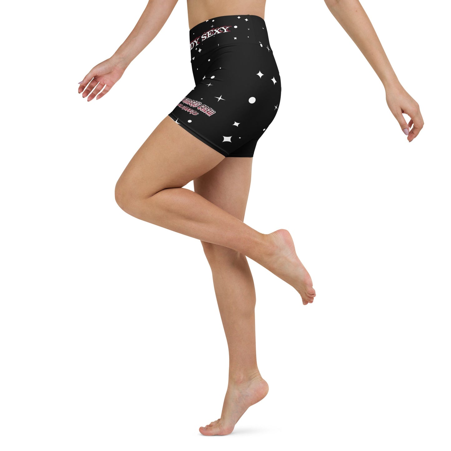 Bloody Black Stars - Yoga Shorts - BLOODY-STREETS.DE Streetwear Herren und Damen Hoodies, T-Shirts, Pullis