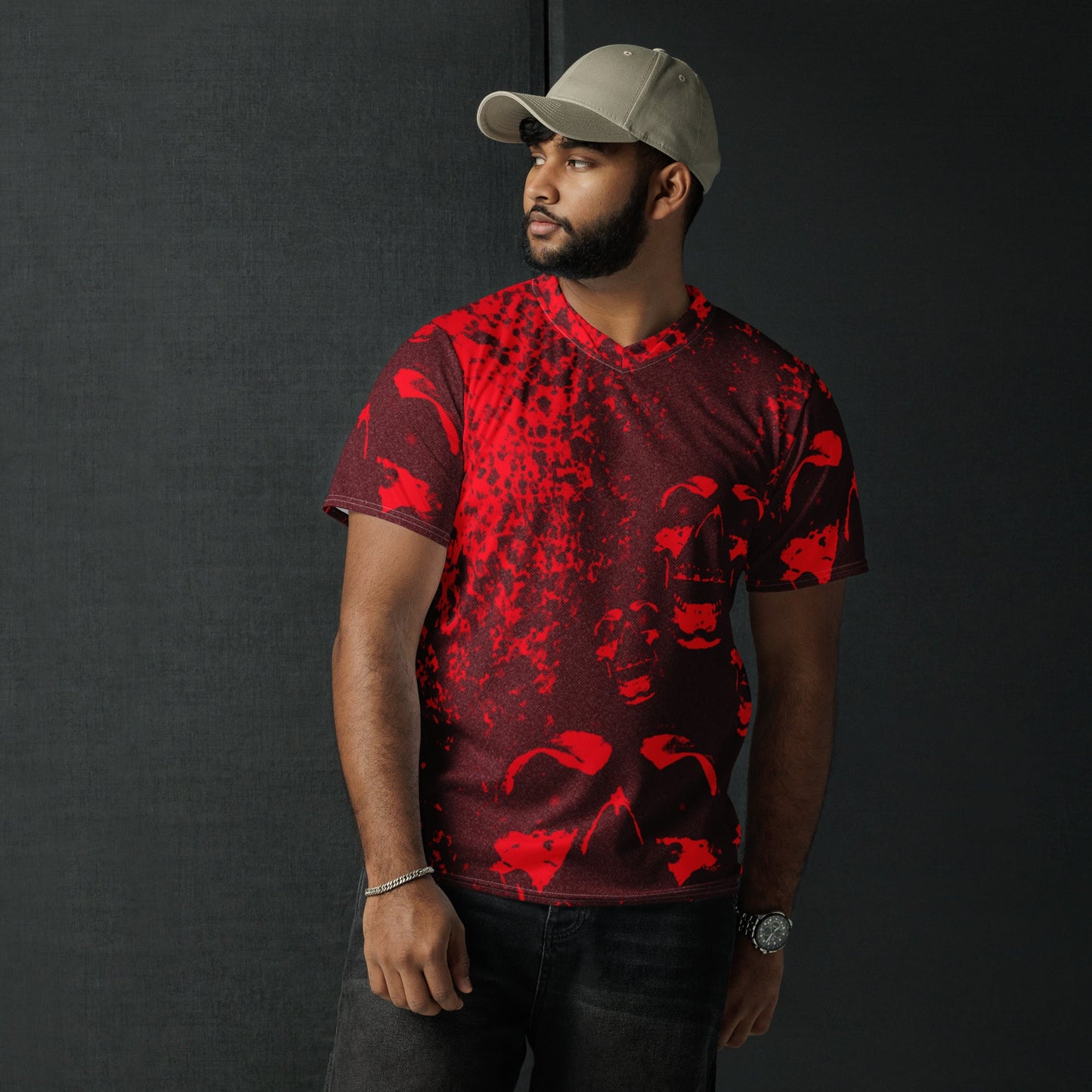 Bloody Red soul Trikot - BLOODY-STREETS.DE Streetwear Herren und Damen Hoodies, T-Shirts, Pullis