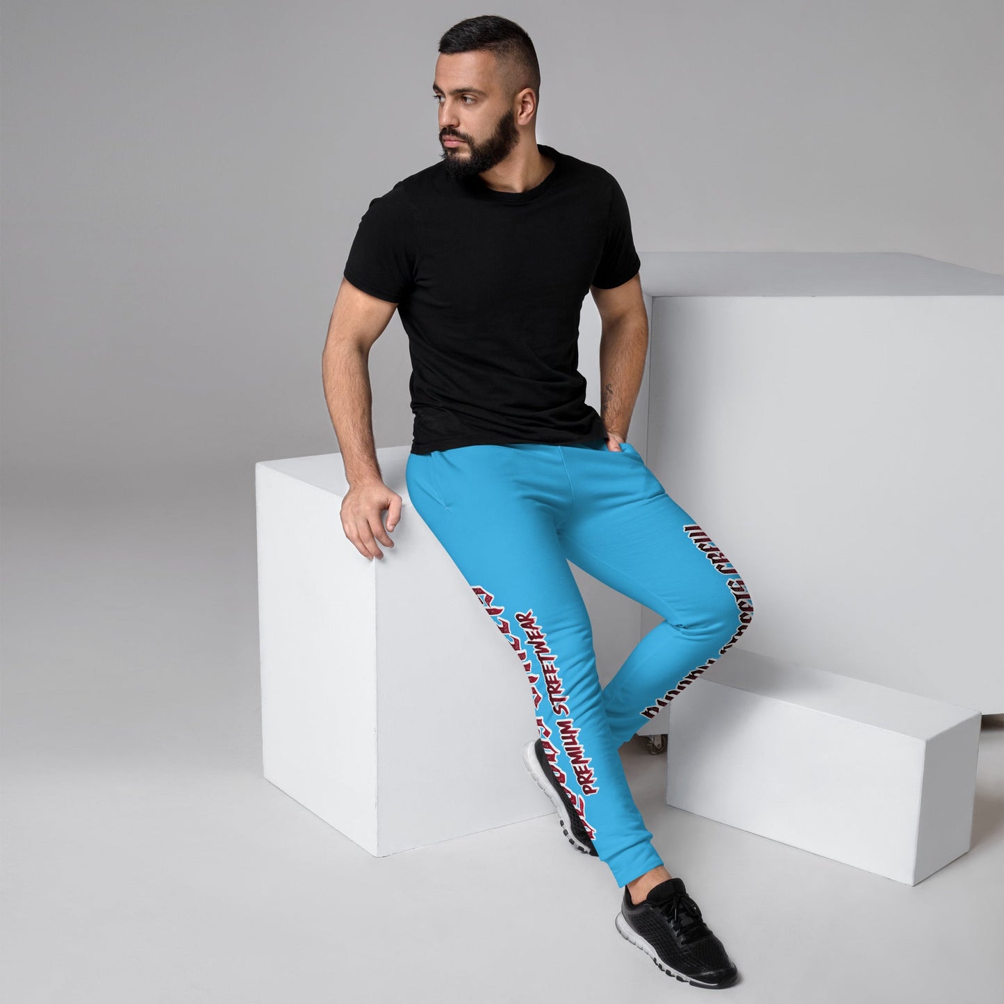 Bloody Streets Crew Herren-Jogginghose Blau Herren - BLOODY-STREETS.DE Streetwear Herren und Damen Hoodies, T-Shirts, Pullis