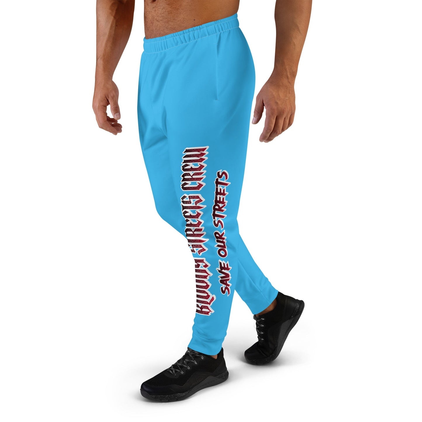 Bloody Streets Crew Herren-Jogginghose Blau Herren - BLOODY-STREETS.DE Streetwear Herren und Damen Hoodies, T-Shirts, Pullis