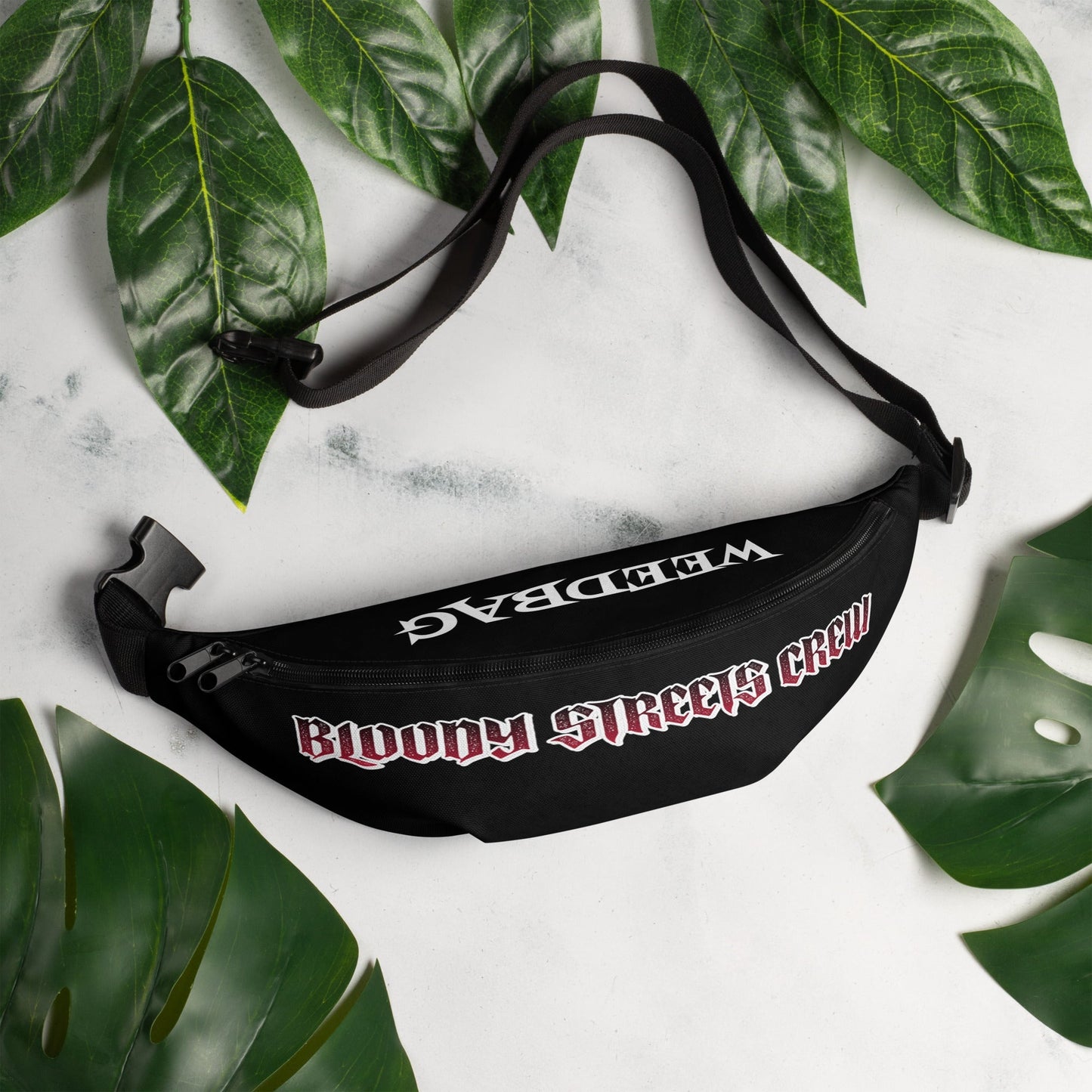 BLOODY STREETS Crew Member Streetwear Gürteltasche Black - BLOODY-STREETS.DE Streetwear Herren und Damen Hoodies, T-Shirts, Pullis