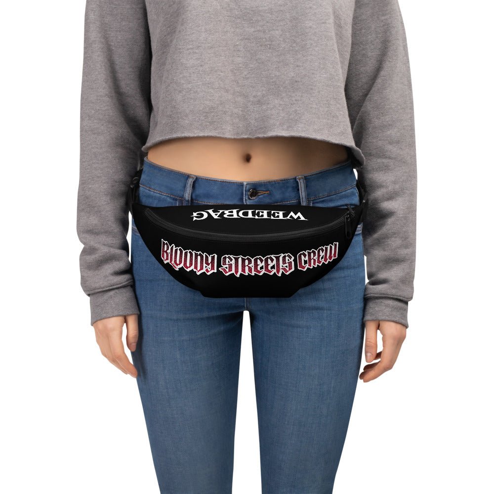 BLOODY STREETS Crew Member Streetwear Gürteltasche Black - BLOODY-STREETS.DE Streetwear Herren und Damen Hoodies, T-Shirts, Pullis