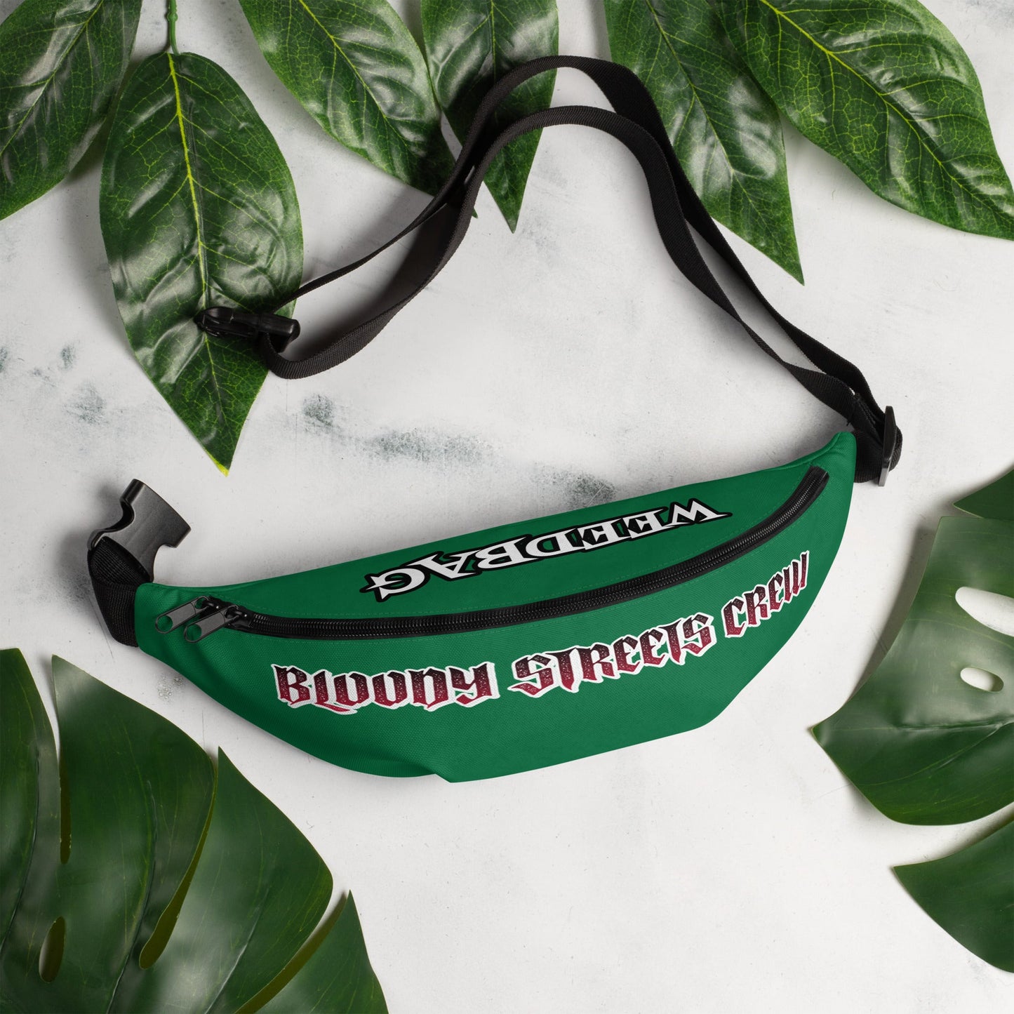 BLOODY STREETS Crew Member Streetwear Gürteltasche Green - BLOODY-STREETS.DE Streetwear Herren und Damen Hoodies, T-Shirts, Pullis