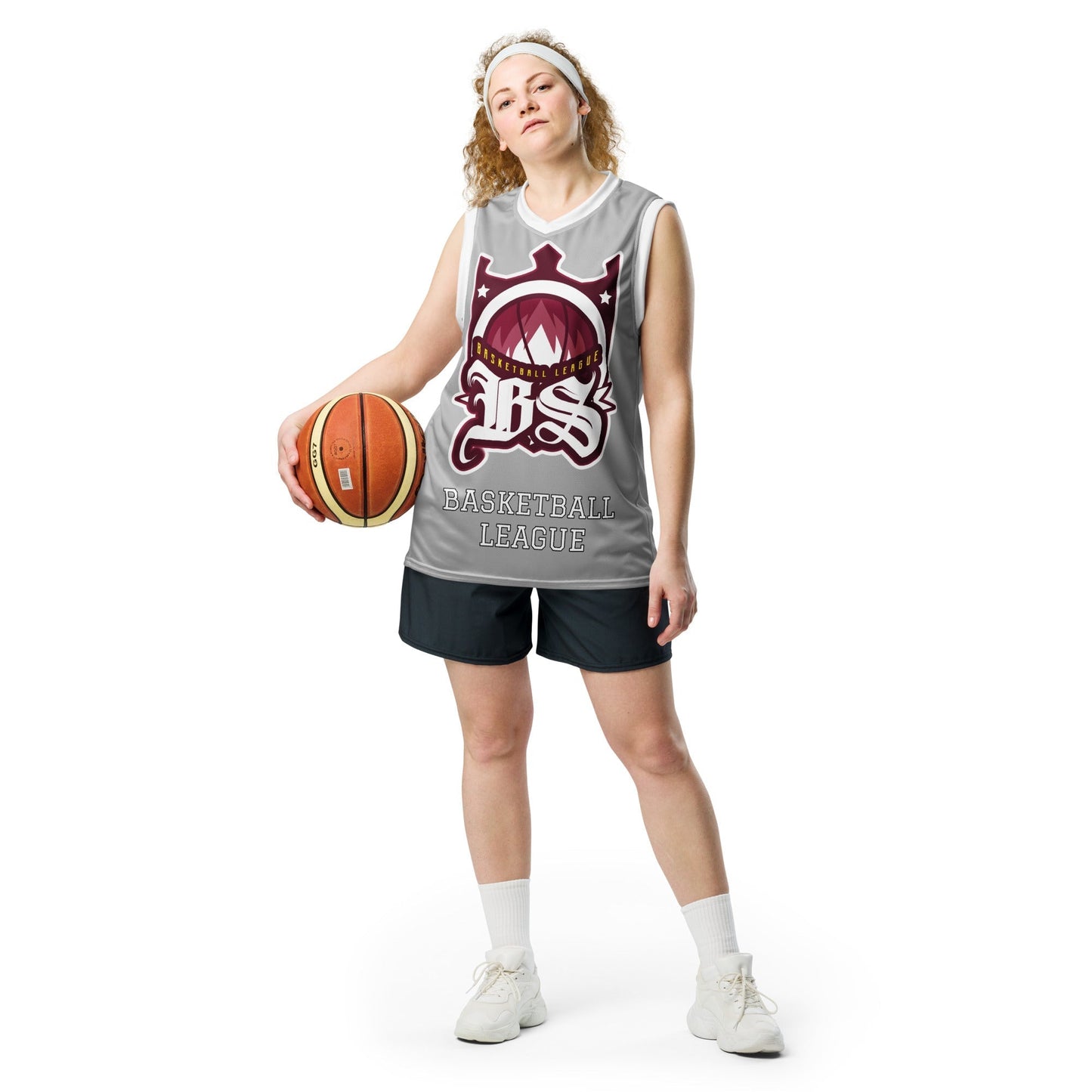 BLOODY STREETS - Recyceltes Streetwear-Basketballtrikot Gray - BLOODY-STREETS.DE Streetwear Herren und Damen Hoodies, T-Shirts, Pullis