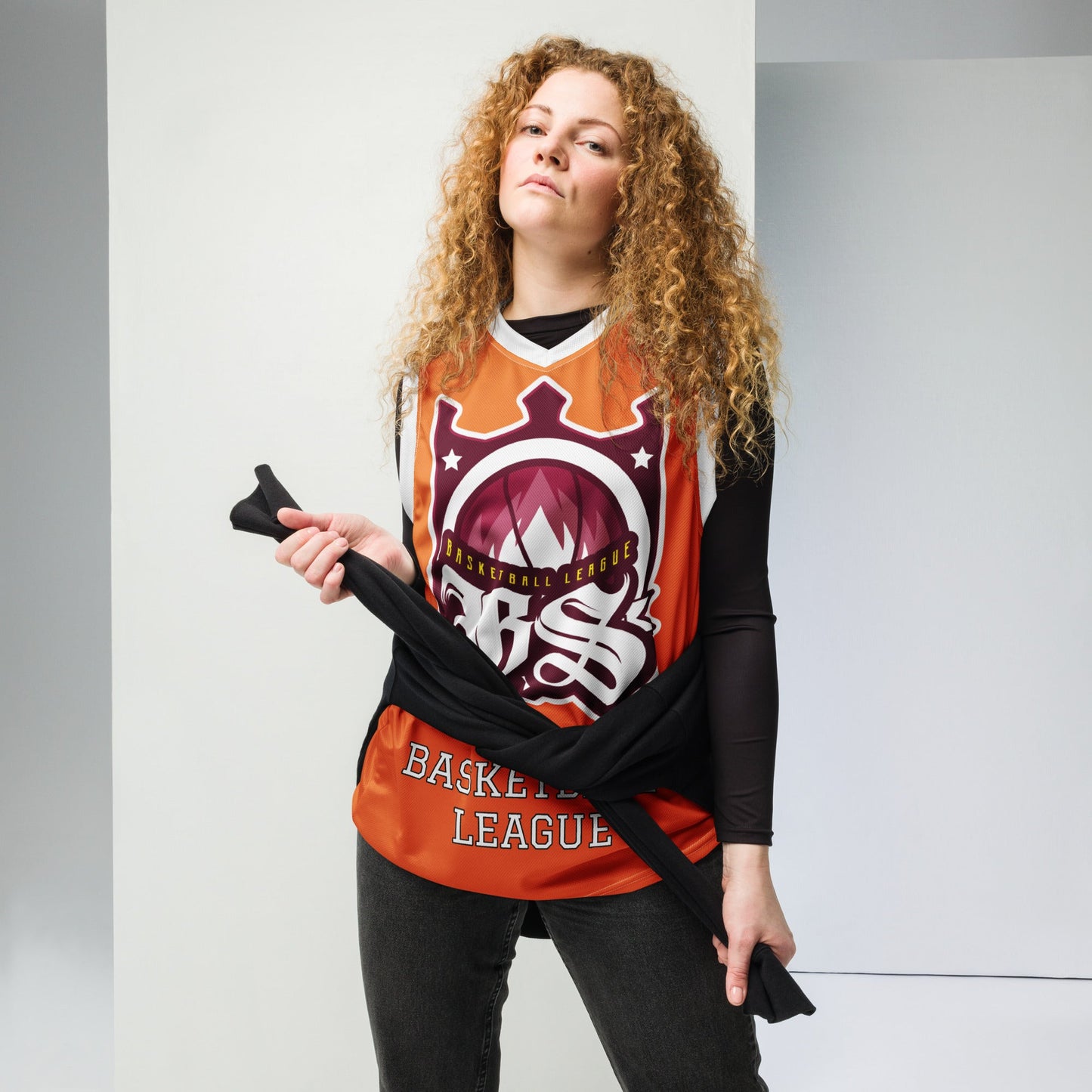 BLOODY STREETS - Recyceltes Streetwear-Basketballtrikot ORANGE - BLOODY-STREETS.DE Streetwear Herren und Damen Hoodies, T-Shirts, Pullis