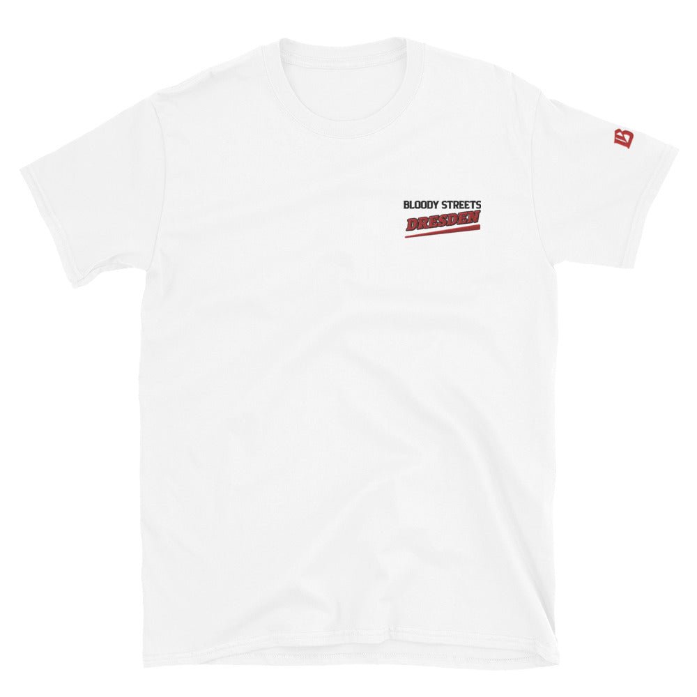 BS CITY Dresden Crew Member Premium Red "Lady" T-Shirt - BLOODY-STREETS.DE Streetwear Herren und Damen Hoodies, T-Shirts, Pullis