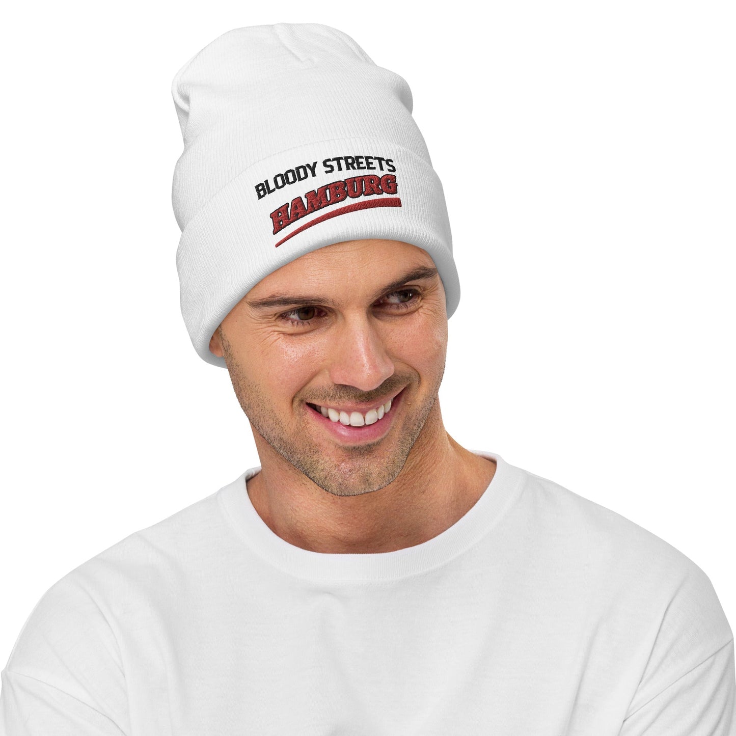 BS CITY Hamburg Crew Member Premium Beanie - BLOODY-STREETS.DE Streetwear Herren und Damen Hoodies, T-Shirts, Pullis