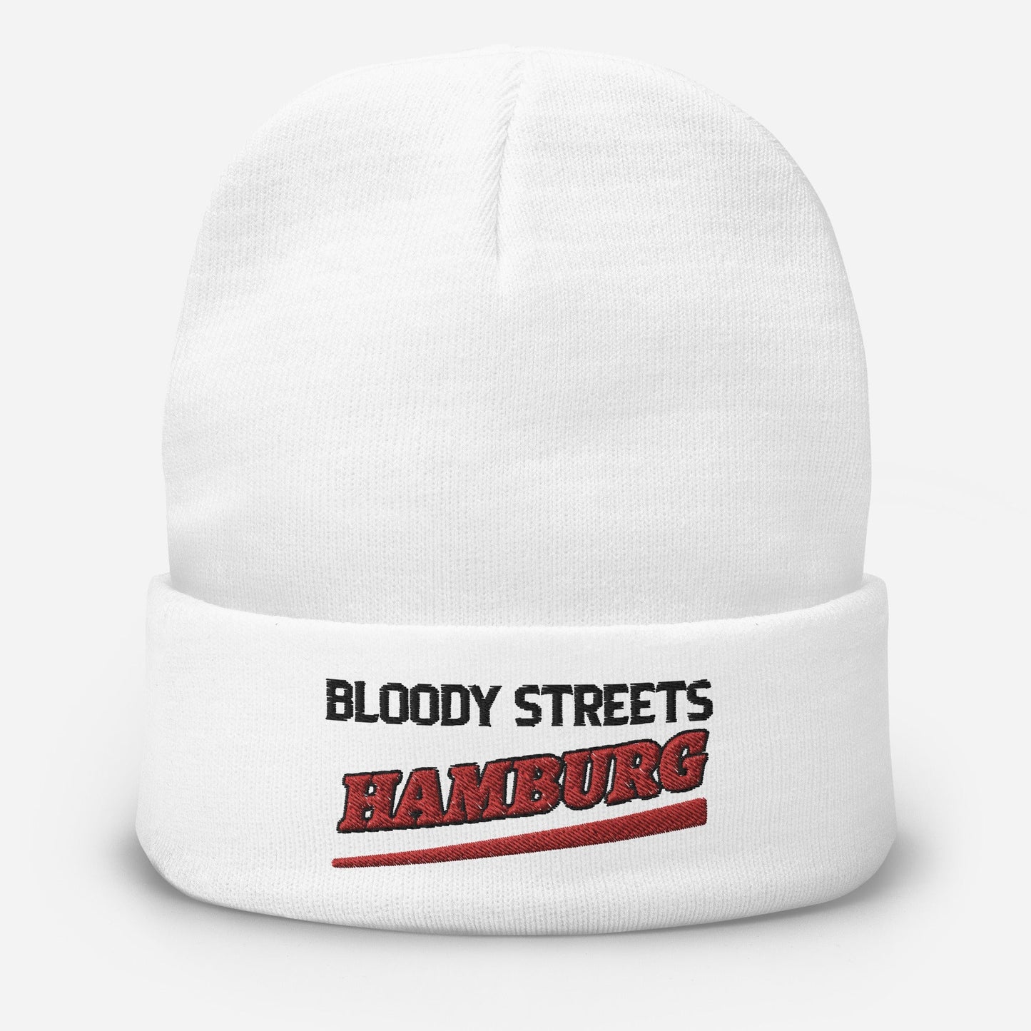 BS CITY Hamburg Crew Member Premium Beanie - BLOODY-STREETS.DE Streetwear Herren und Damen Hoodies, T-Shirts, Pullis