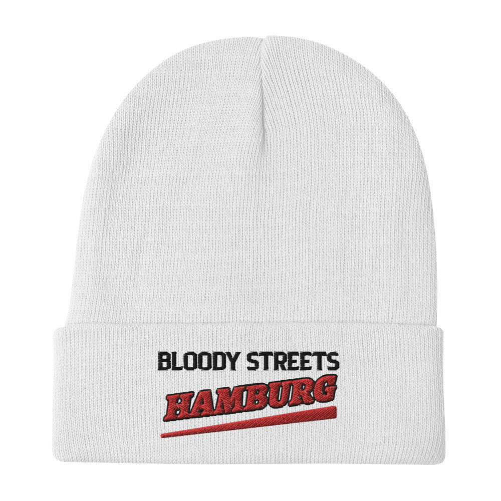 BS CITY Hamburg Crew Member Premium Beanie - BLOODY-STREETS.DE Streetwear Herren und Damen Hoodies, T-Shirts, Pullis