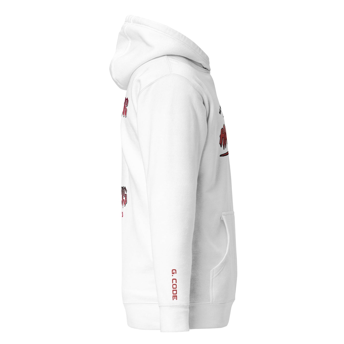 BS Hamburg Crew Member Premium Red "Lady" Hoodie - BLOODY-STREETS.DE Streetwear Herren und Damen Hoodies, T-Shirts, Pullis